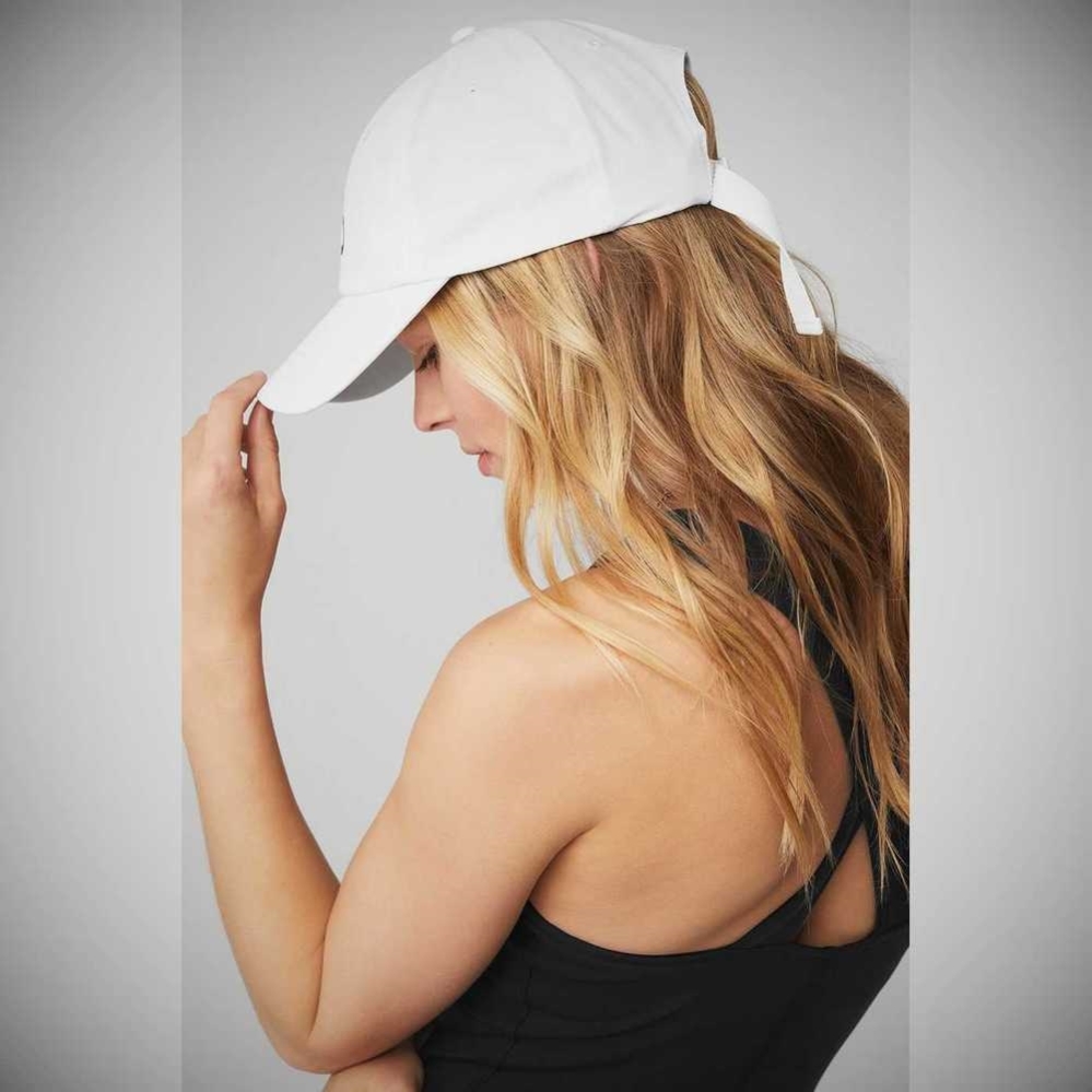 Gorras Alo Yoga Performance Off-Duty Mujer Blancos | MX-96SFRL