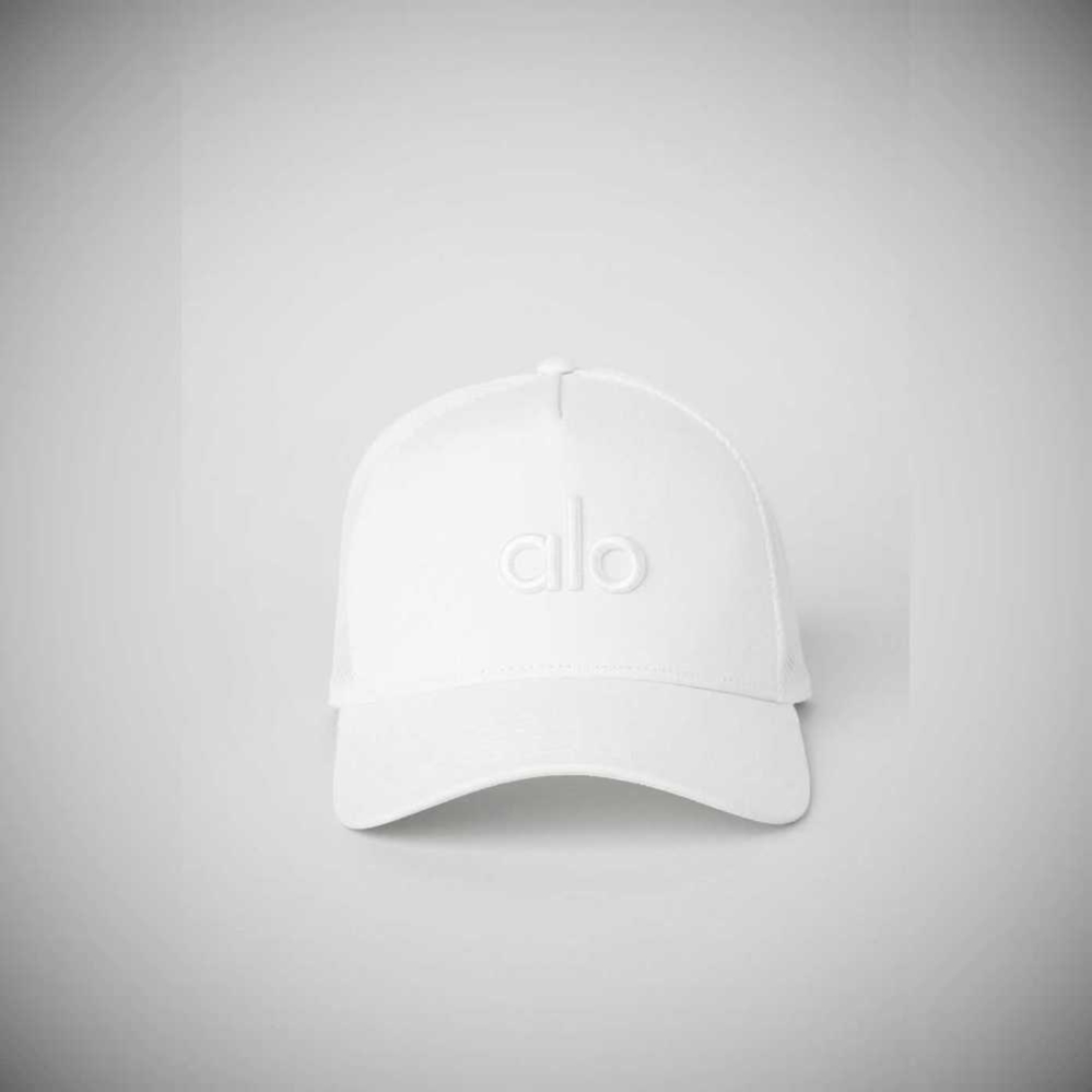 Gorras De Camionero Alo Yoga District Hombre Blancos | MX-28UODX