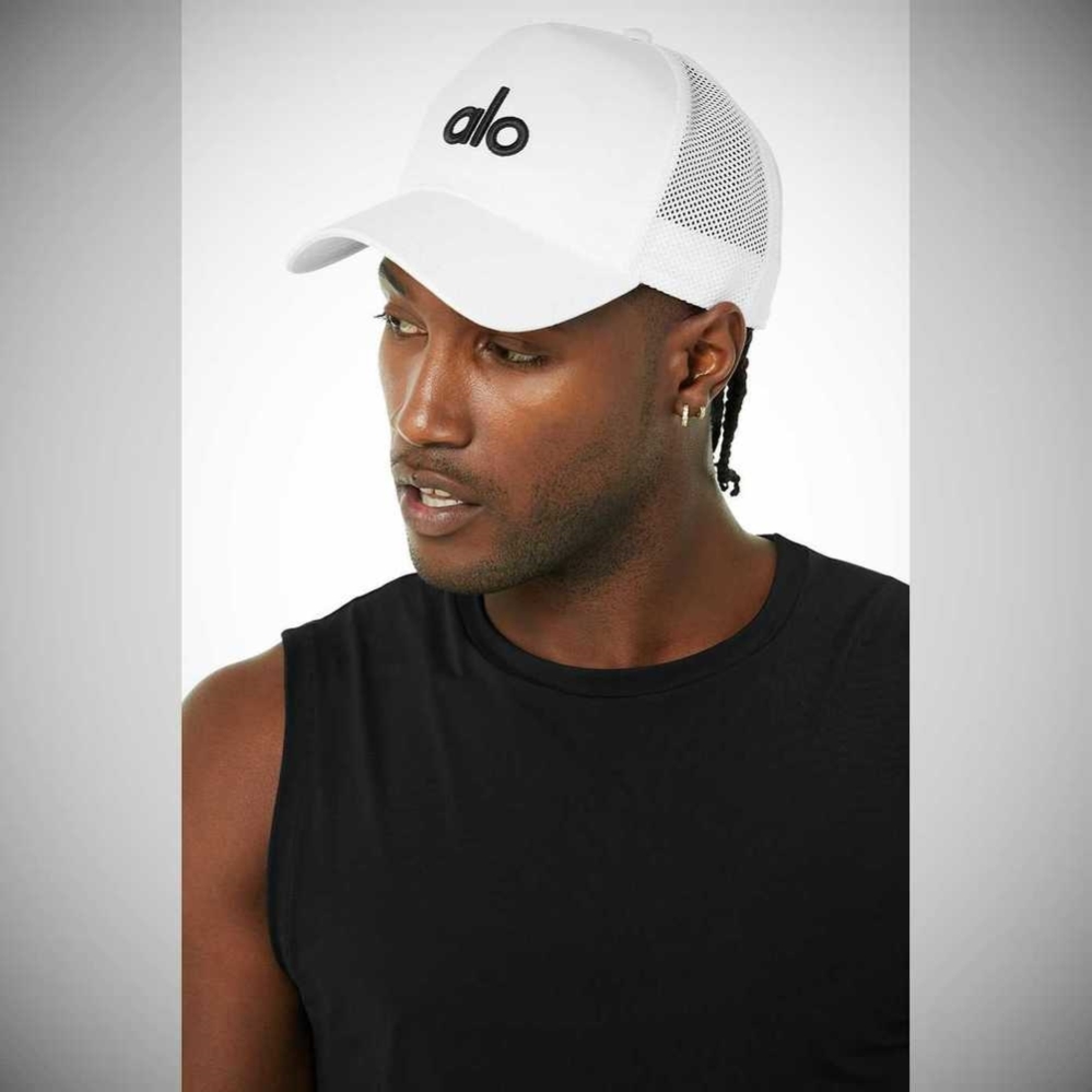 Gorras De Camionero Alo Yoga District Mujer Blancos Negros | MX-03YXPI