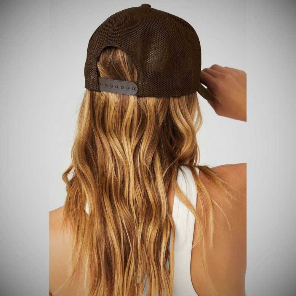 Gorras De Camionero Alo Yoga District Mujer Cafes | MX-69BUHP