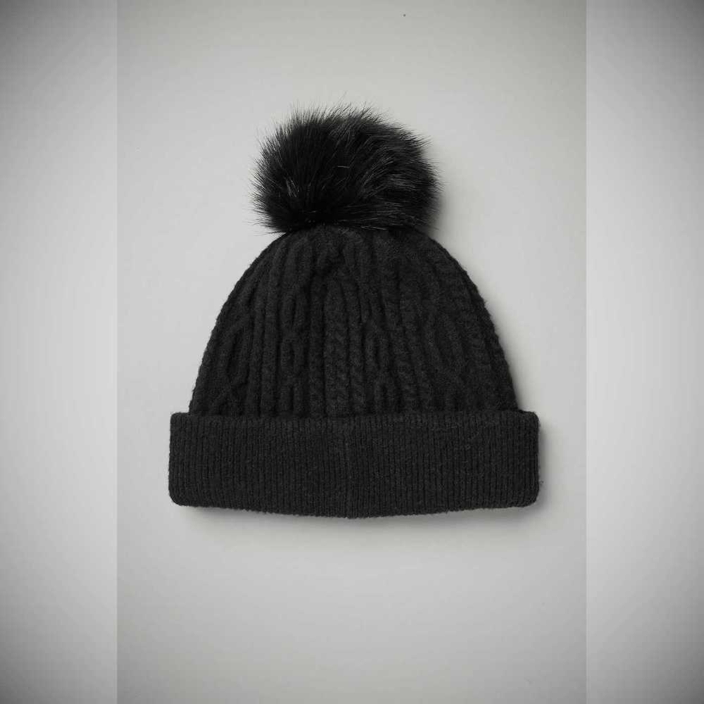 Gorros Alo Yoga Cable Knit Hombre Negros | MX-90JEHR