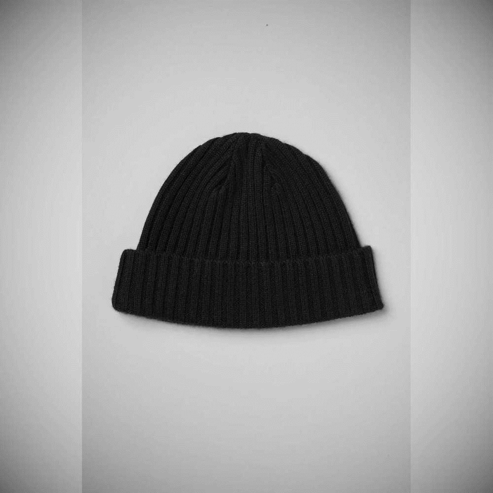 Gorros Alo Yoga Cashmere Blend Rib Hombre Negros | MX-89NABM