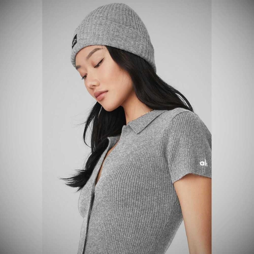 Gorros Alo Yoga Cashmere Mujer Grises | MX-61SMZA