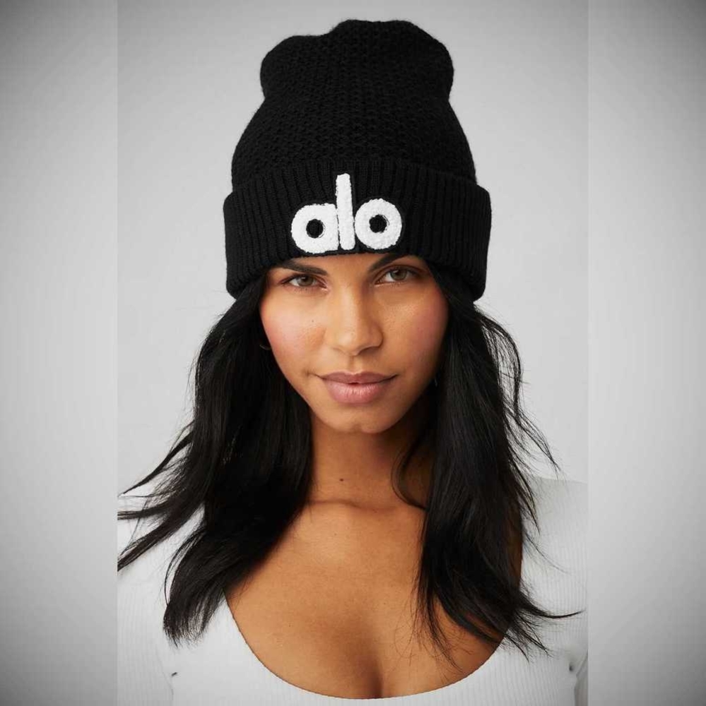 Gorros Alo Yoga Cool Skies Mujer Negros | MX-72WFSU