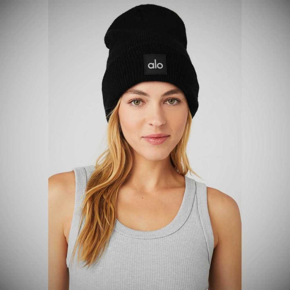 Gorros Alo Yoga Everyday Mujer Negros | MX-46CASU