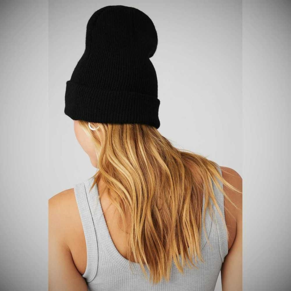 Gorros Alo Yoga Everyday Mujer Negros | MX-46CASU