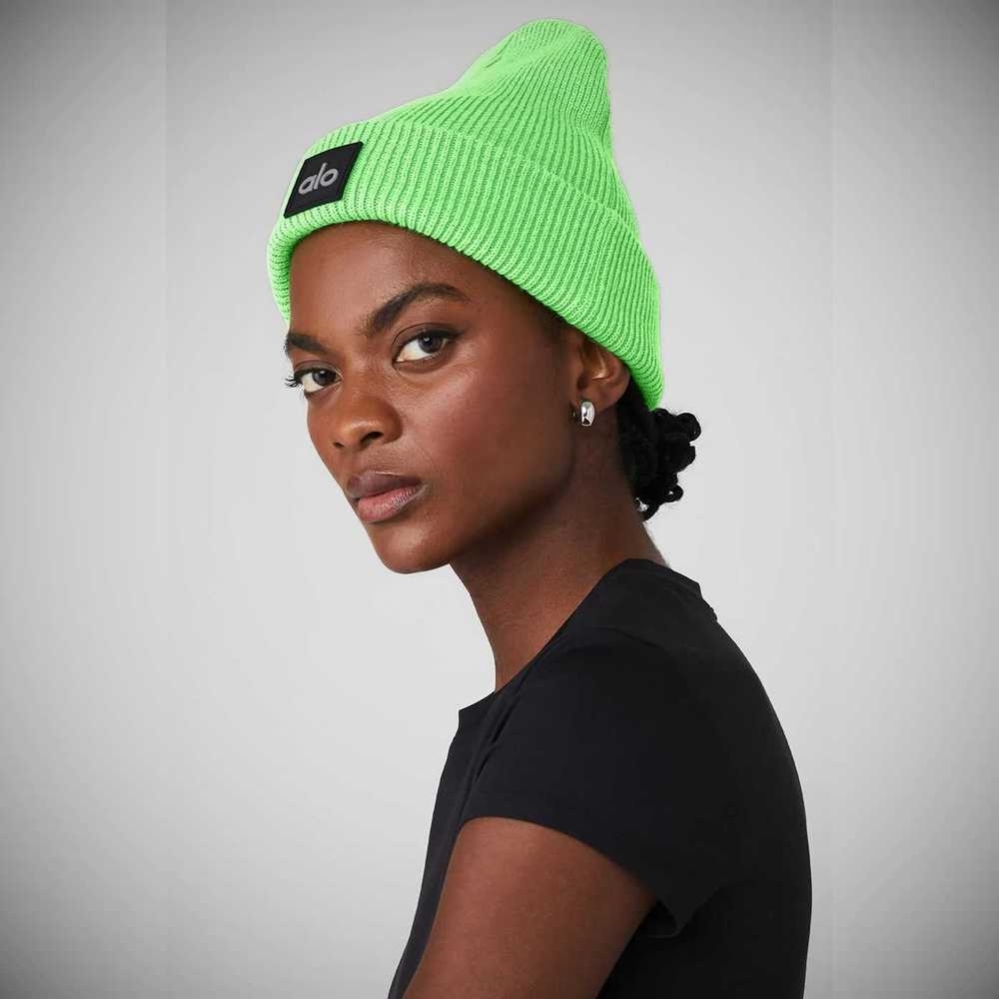 Gorros Alo Yoga Everyday Mujer Verdes | MX-95DLRG