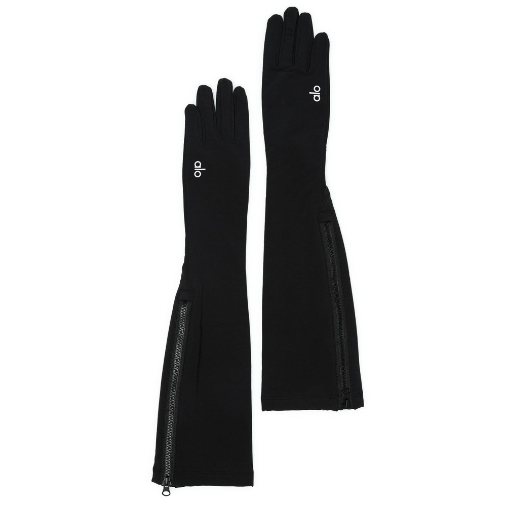 Guantes Alo Yoga Sleek Citys Mujer Negros | MX-28LCKD