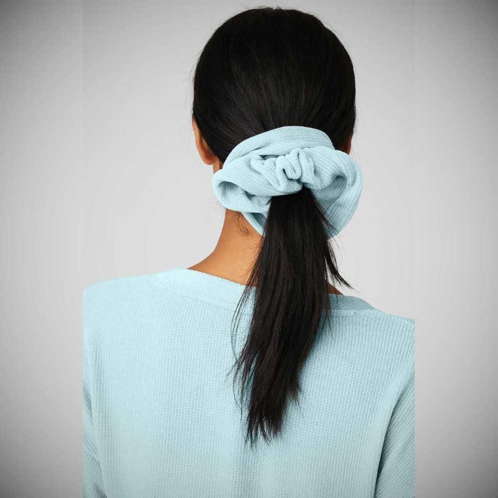 Hair Tie Alo Yoga Chenille Oversized Mujer Azules | MX-61OTDL