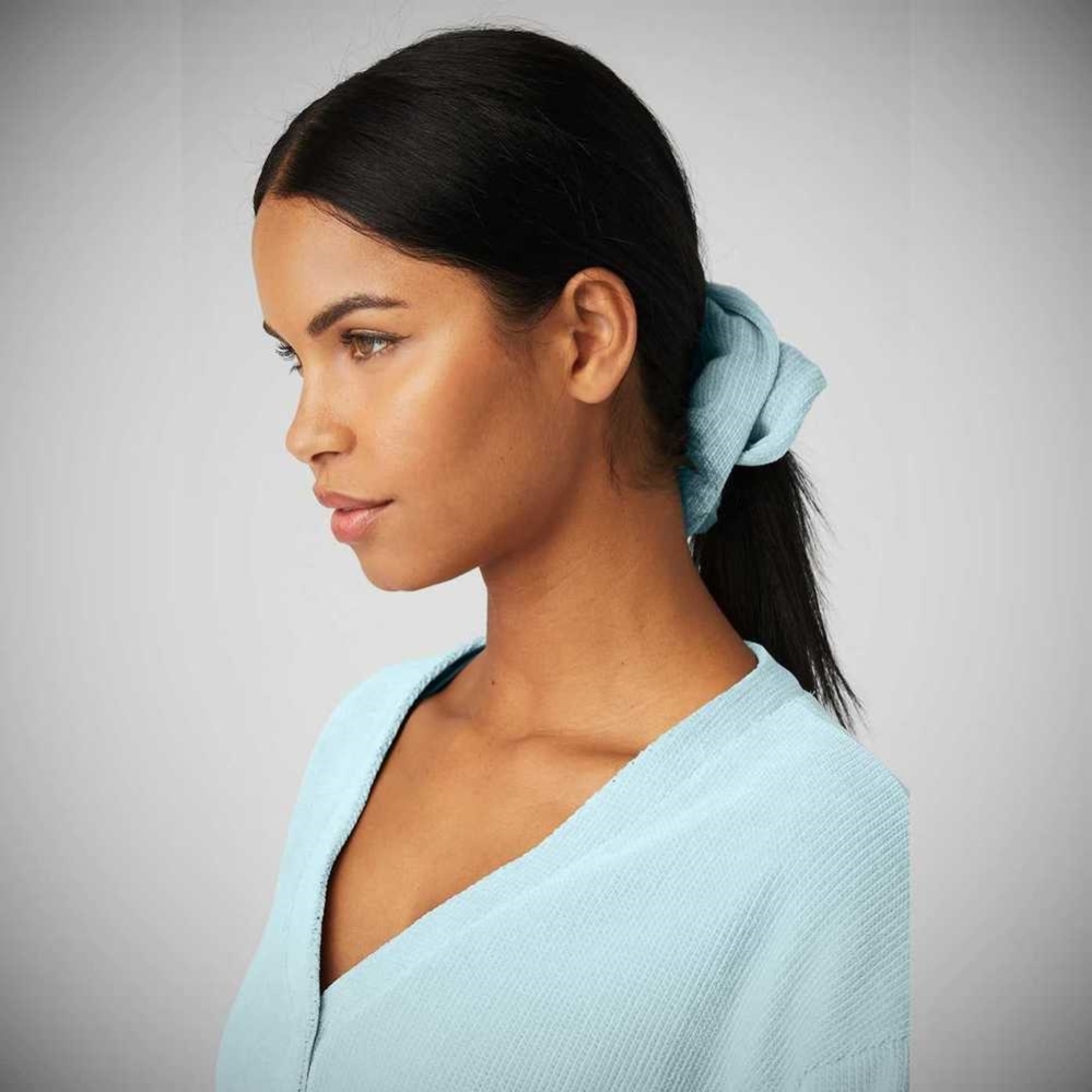 Hair Tie Alo Yoga Chenille Oversized Mujer Azules | MX-61OTDL