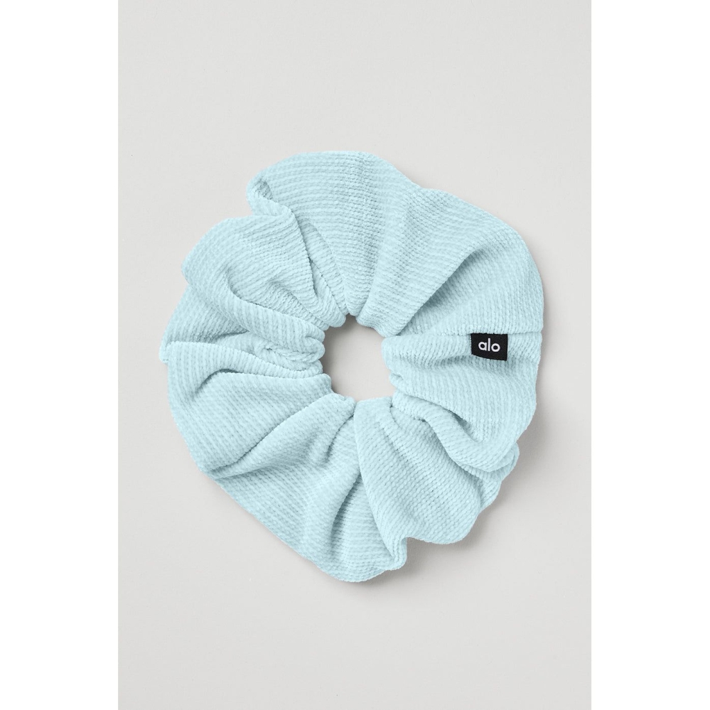 Hair Tie Alo Yoga Chenille Oversized Mujer Azules | MX-61OTDL