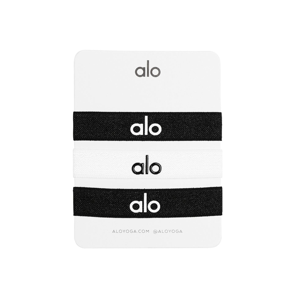 Hair Tie Alo Yoga Mujer Negros Blancos | MX-81EIBK