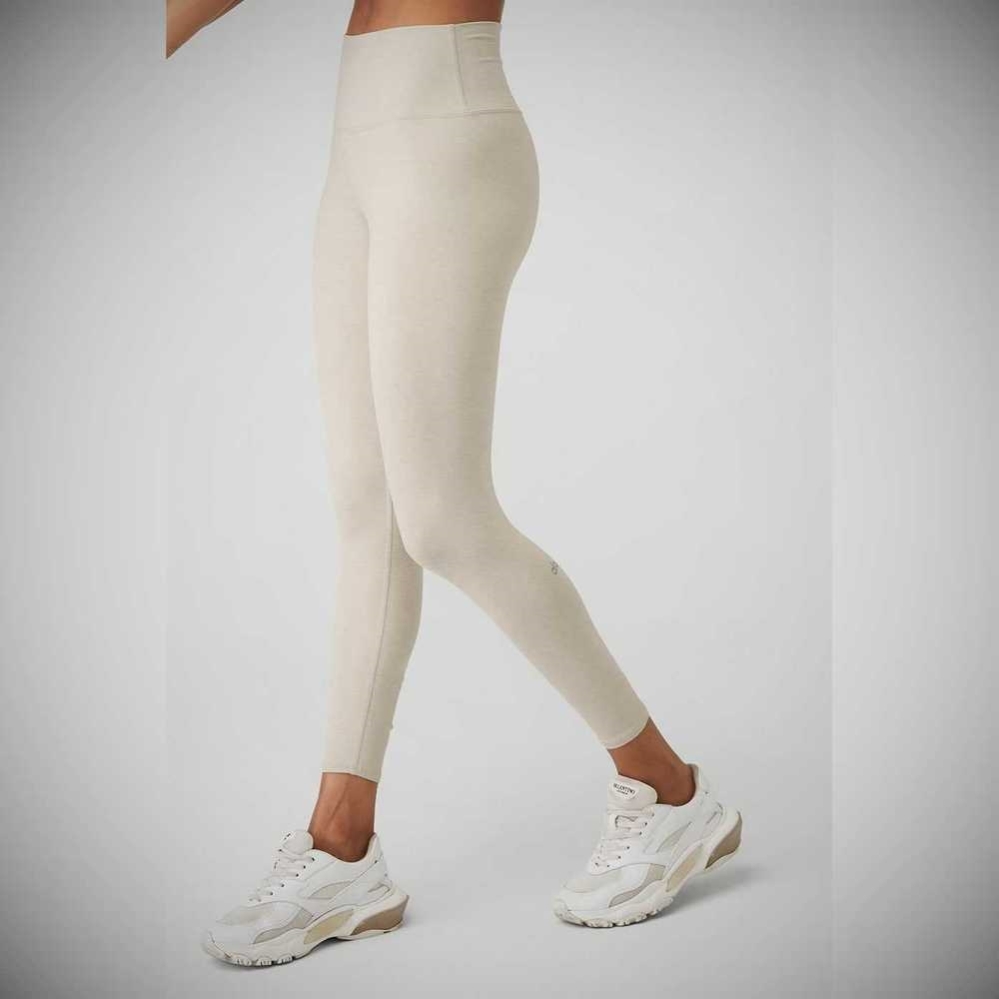 Leggins Alo Yoga 7/8 High-Cintura Airbrush Mujer Beige | MX-09SYMK