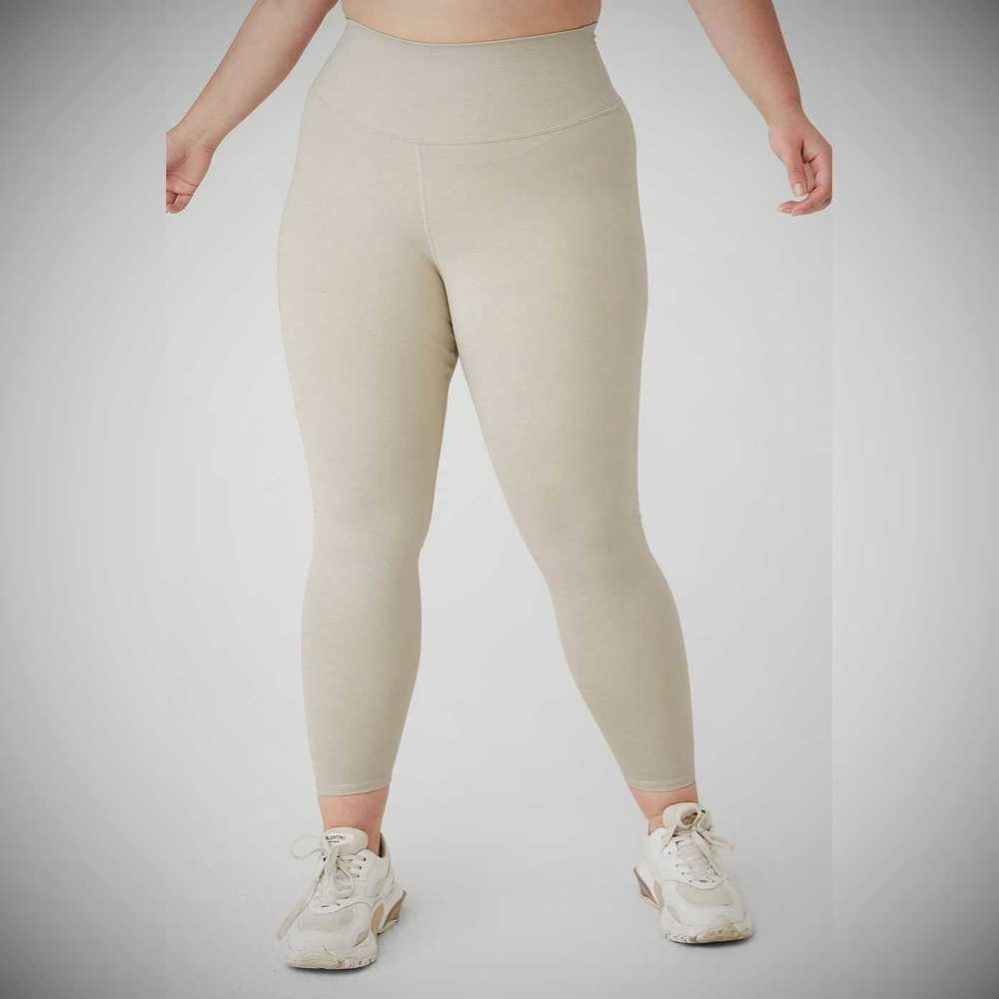 Leggins Alo Yoga 7/8 High-Cintura Airbrush Mujer Beige | MX-09SYMK