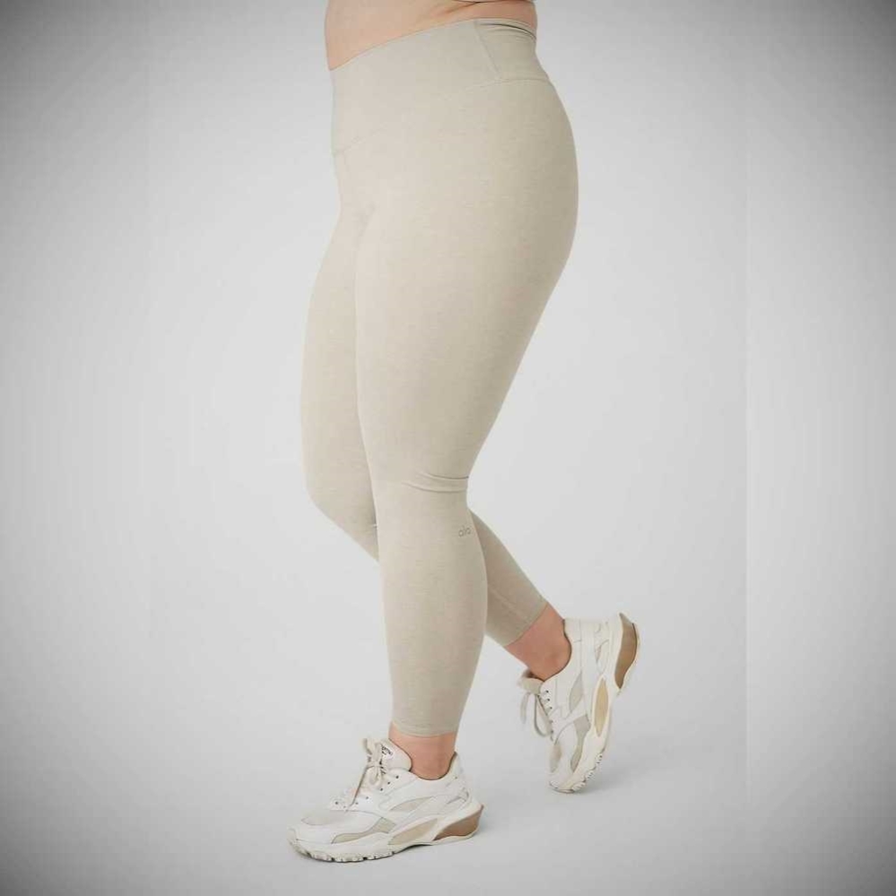 Leggins Alo Yoga 7/8 High-Cintura Airbrush Mujer Beige | MX-09SYMK