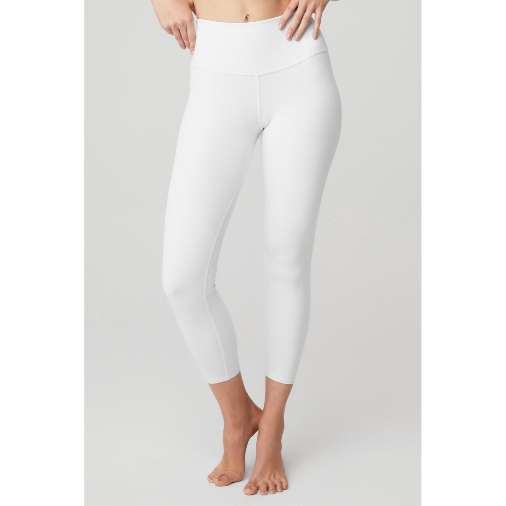 Leggins Alo Yoga 7/8 High-Cintura Airbrush Mujer Blancos | MX-30XGAW