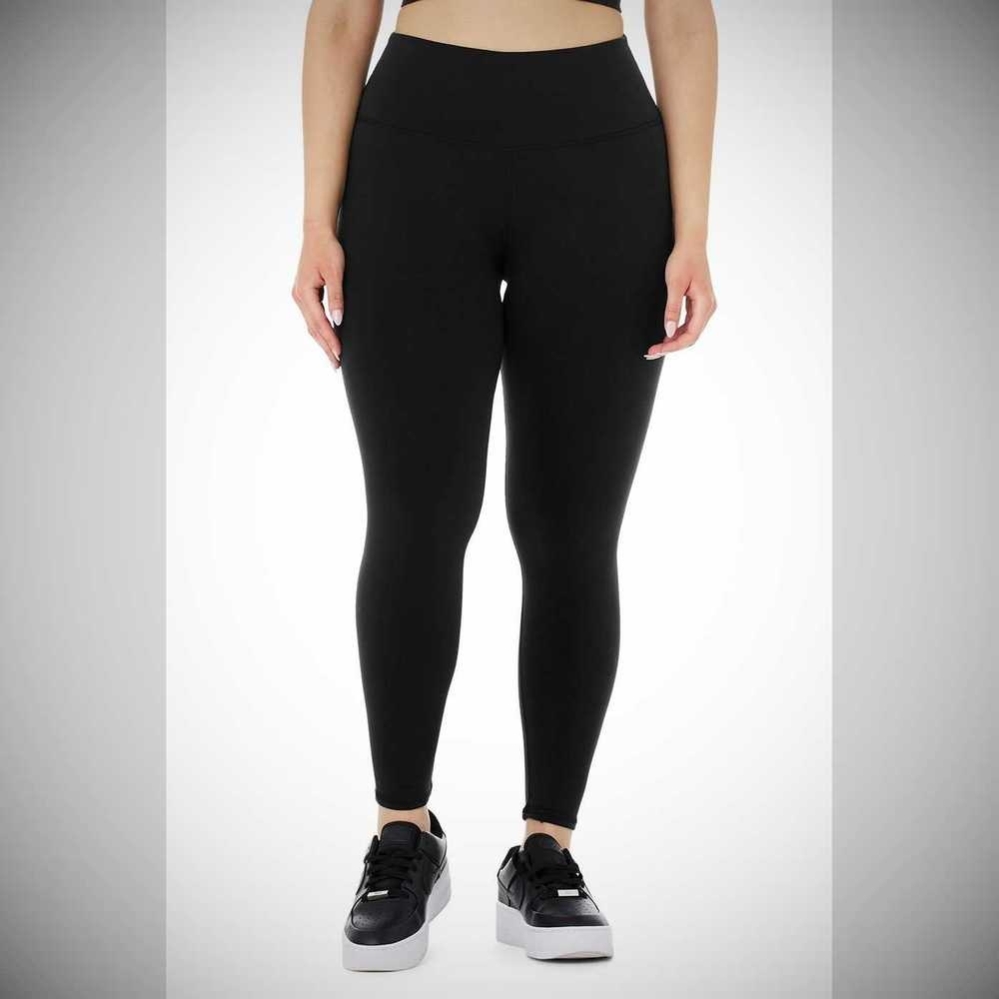 Leggins Alo Yoga 7/8 High-Cintura Airbrush Mujer Negros | MX-84FBUG