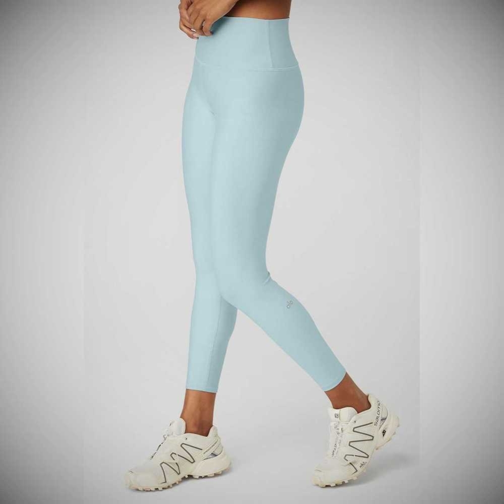 Leggins Alo Yoga 7/8 High-Cintura Airlift Mujer Azules | MX-01XHZQ