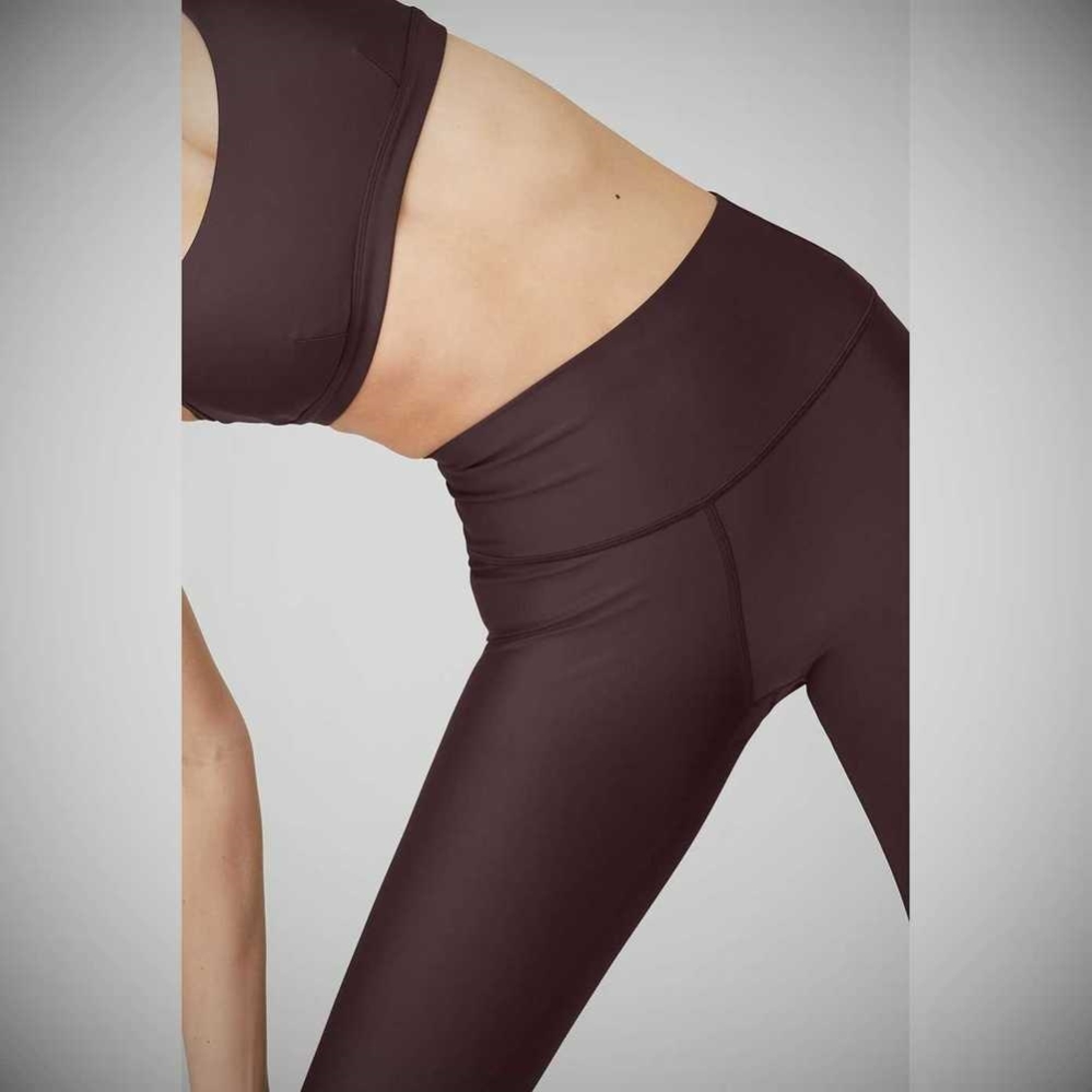 Leggins Alo Yoga 7/8 High-Cintura Airlift Mujer Morados Grises | MX-09HGQX