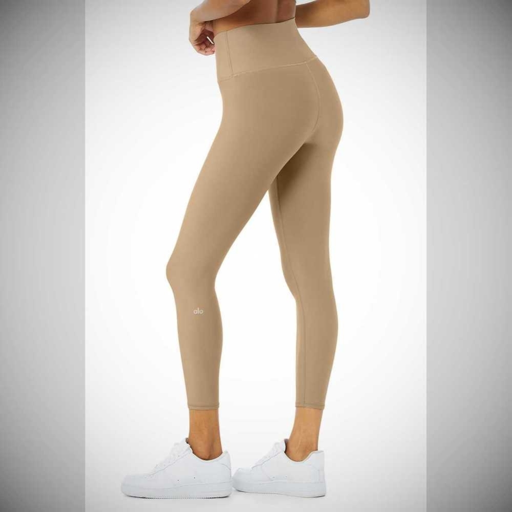 Leggins Alo Yoga 7/8 High-Cintura Airlift Mujer Marrom | MX-27IHZP