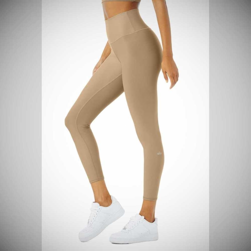 Leggins Alo Yoga 7/8 High-Cintura Airlift Mujer Marrom | MX-27IHZP