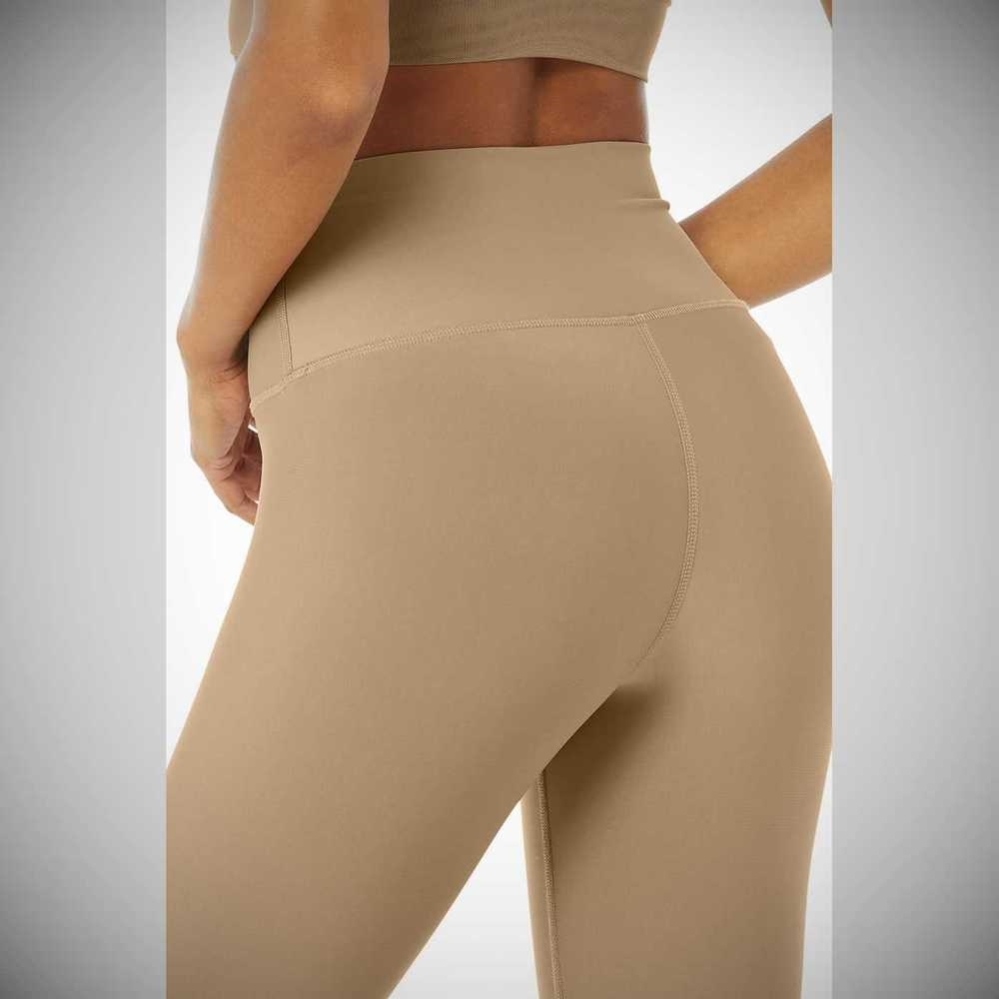 Leggins Alo Yoga 7/8 High-Cintura Airlift Mujer Marrom | MX-27IHZP