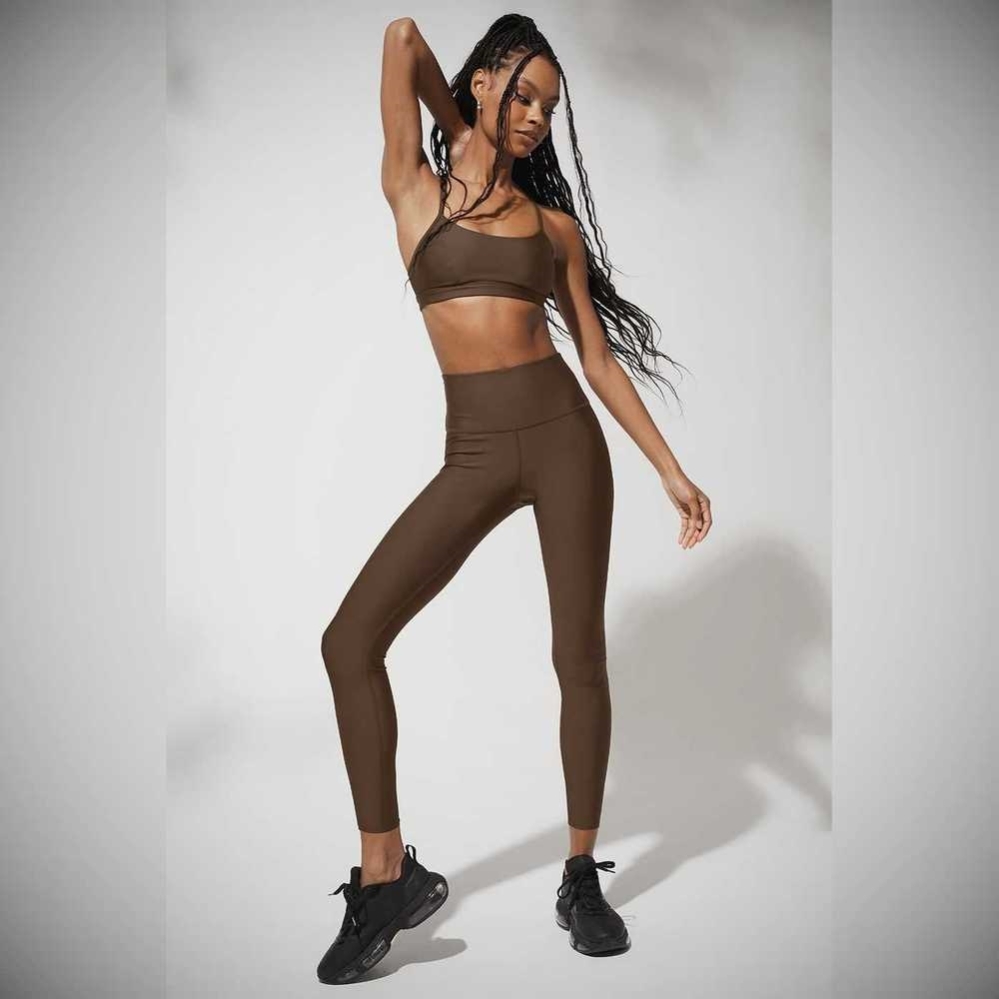 Leggins Alo Yoga 7/8 High-Cintura Airlift Mujer Cafes | MX-30LFYD