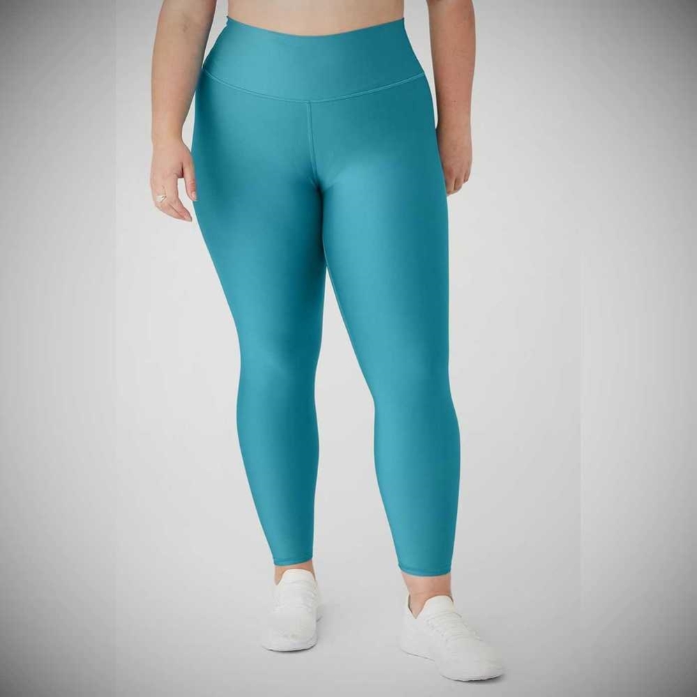 Leggins Alo Yoga 7/8 High-Cintura Airlift Mujer Azules | MX-32IRQT