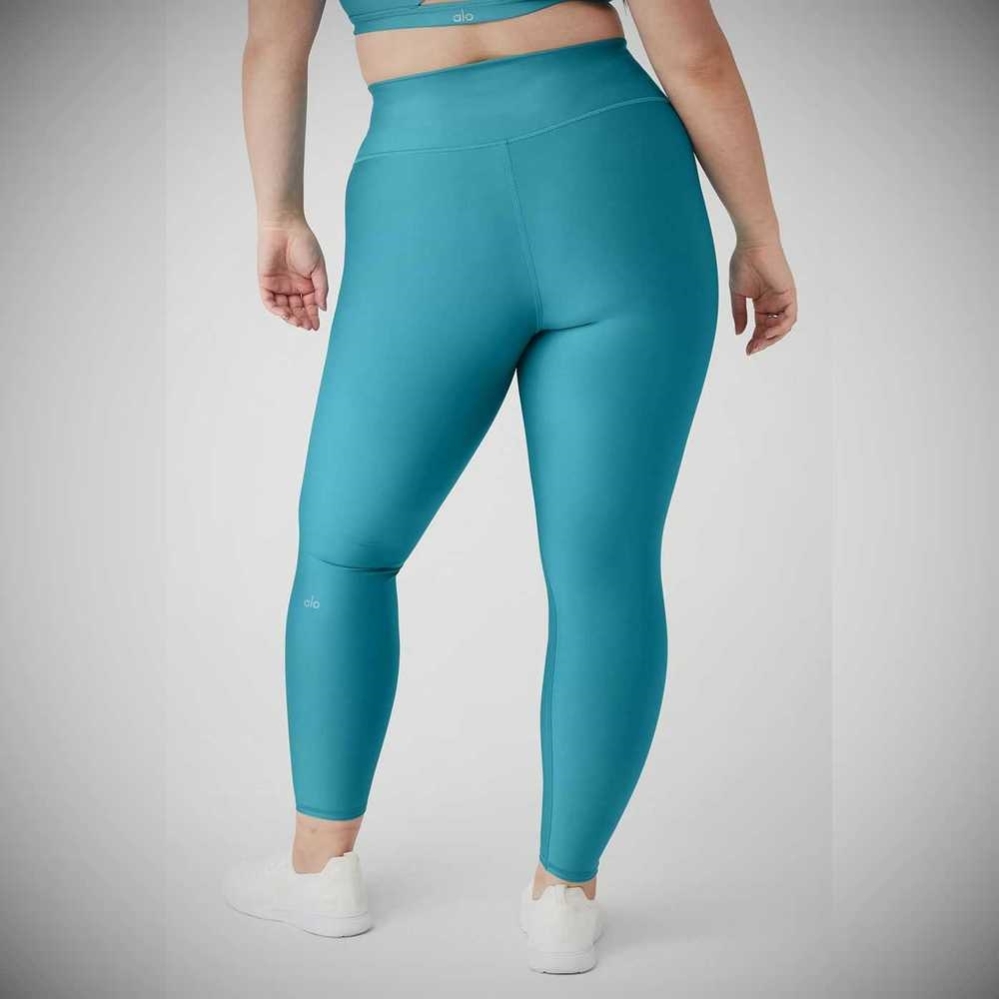 Leggins Alo Yoga 7/8 High-Cintura Airlift Mujer Azules | MX-32IRQT