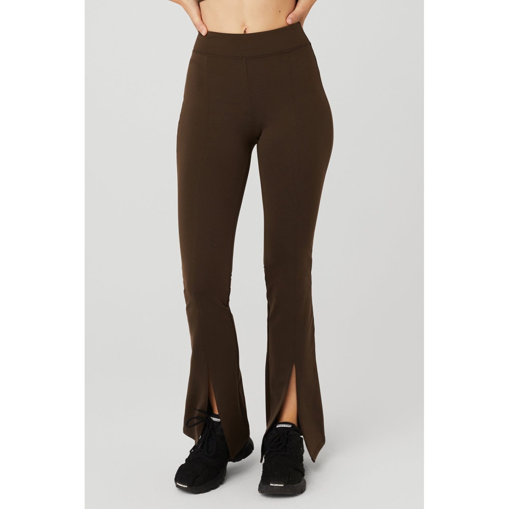 Leggins Alo Yoga Airbrush High-Cintura 7/8 Flutter Mujer Cafes | MX-01RPLJ