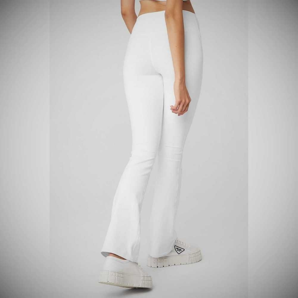 Leggins Alo Yoga Airbrush High-Cintura 7/8 Bootcut Mujer Blancos | MX-29HXRF