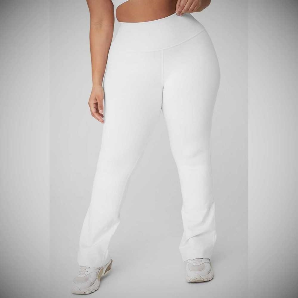 Leggins Alo Yoga Airbrush High-Cintura 7/8 Bootcut Mujer Blancos | MX-29HXRF