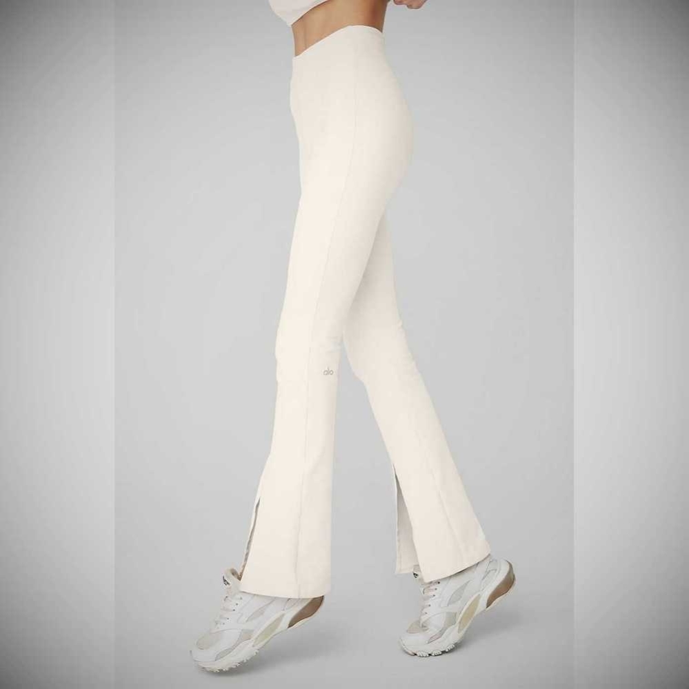 Leggins Alo Yoga Airbrush High-Cintura 7/8 Flutter Mujer Blancos | MX-52DANB