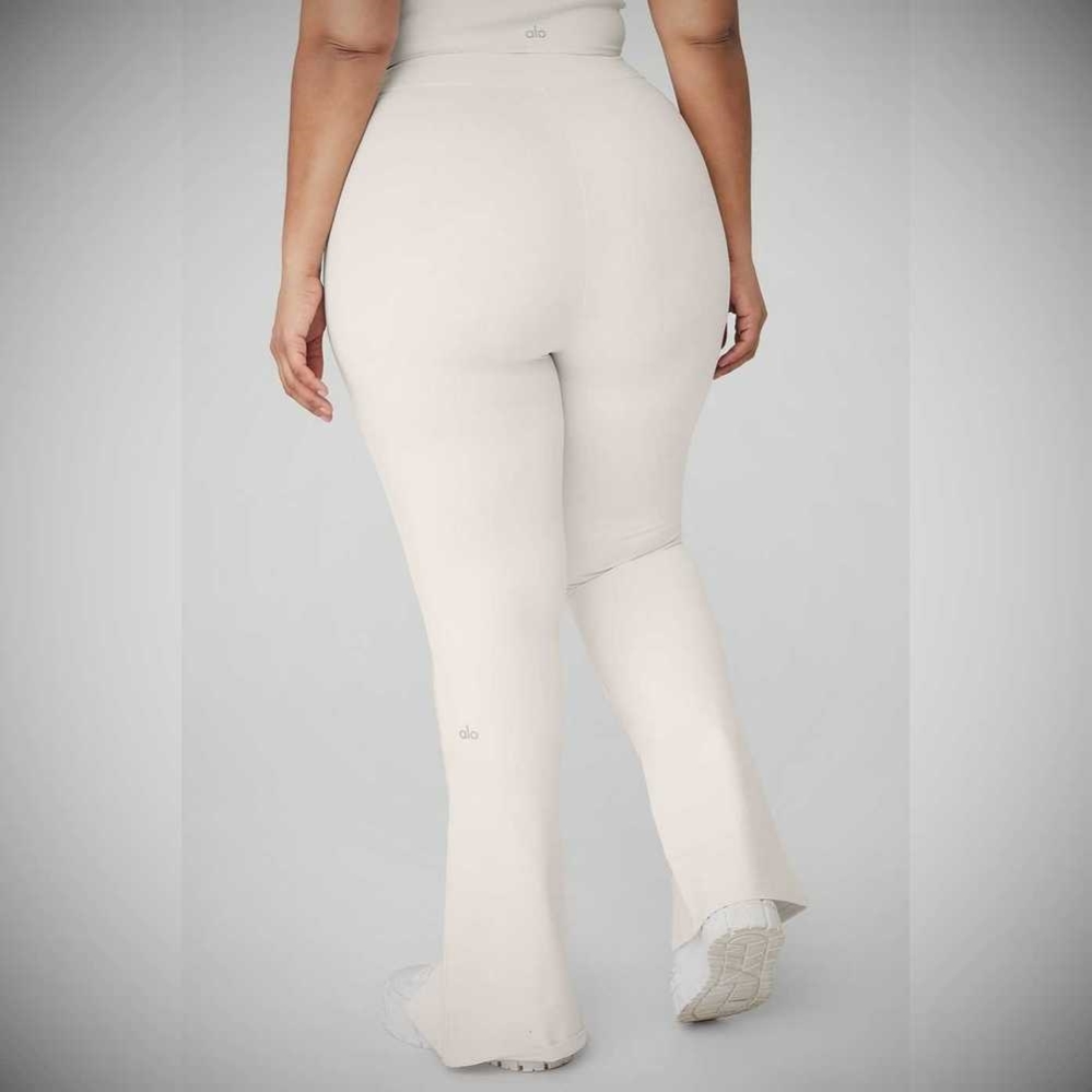 Leggins Alo Yoga Airbrush High-Cintura 7/8 Flutter Mujer Blancos | MX-52DANB