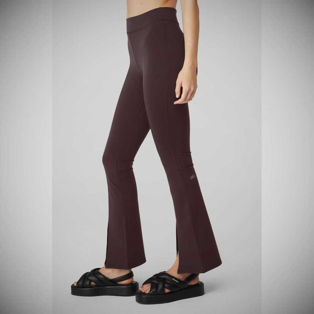 Leggins Alo Yoga Airbrush High-Cintura 7/8 Flutter Mujer Morados Grises | MX-54VENP