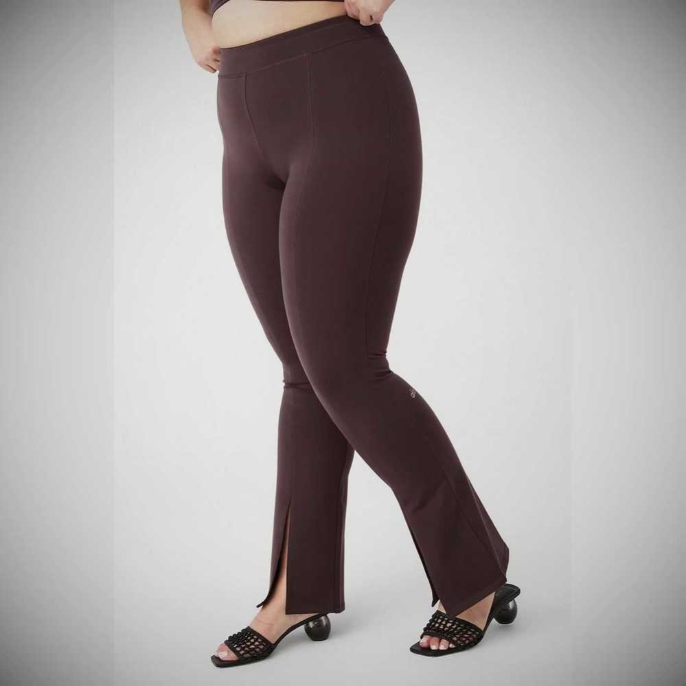 Leggins Alo Yoga Airbrush High-Cintura 7/8 Flutter Mujer Morados Grises | MX-54VENP