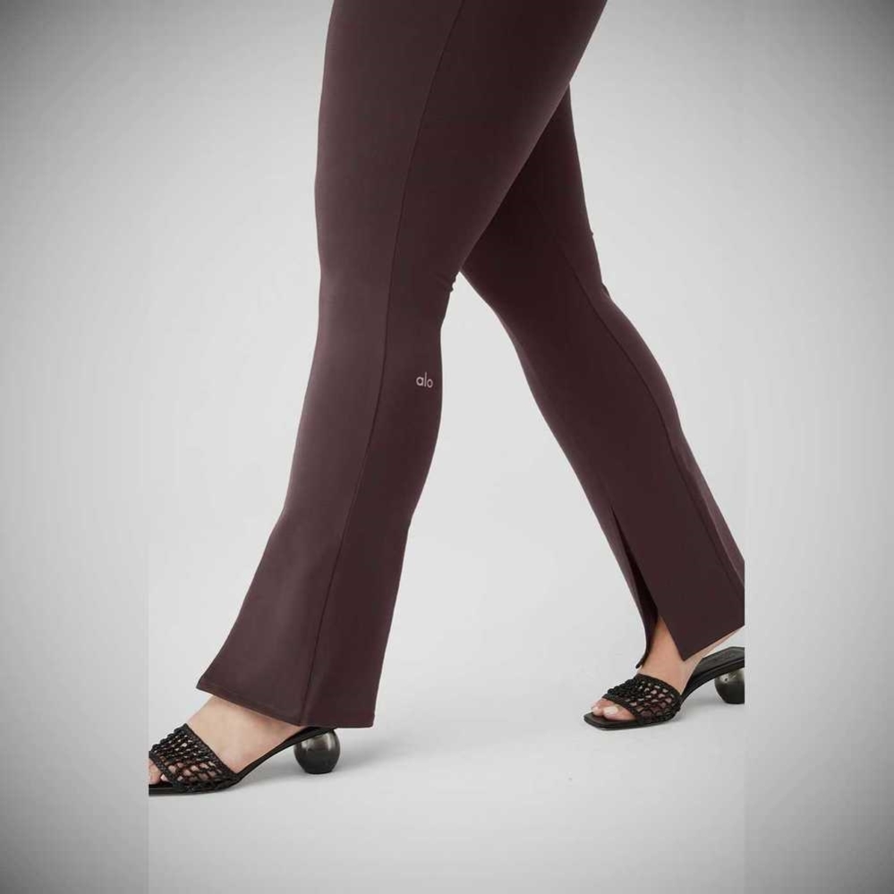 Leggins Alo Yoga Airbrush High-Cintura 7/8 Flutter Mujer Morados Grises | MX-54VENP