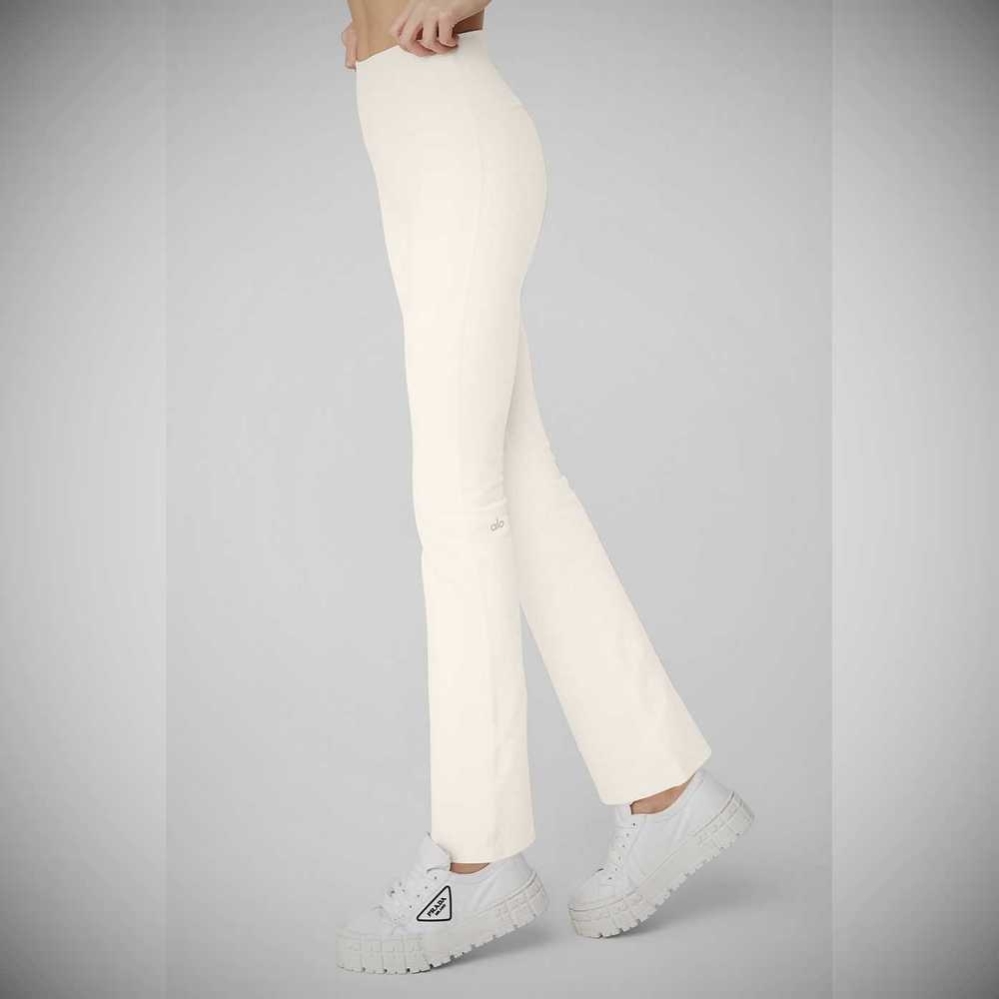 Leggins Alo Yoga Airbrush High-Cintura 7/8 Bootcut Mujer Blancos | MX-71ZJTN