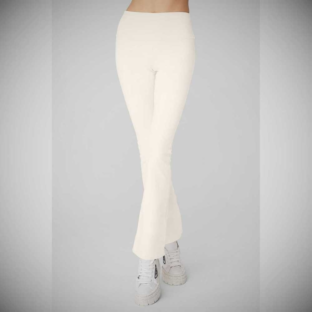 Leggins Alo Yoga Airbrush High-Cintura 7/8 Bootcut Mujer Blancos | MX-71ZJTN