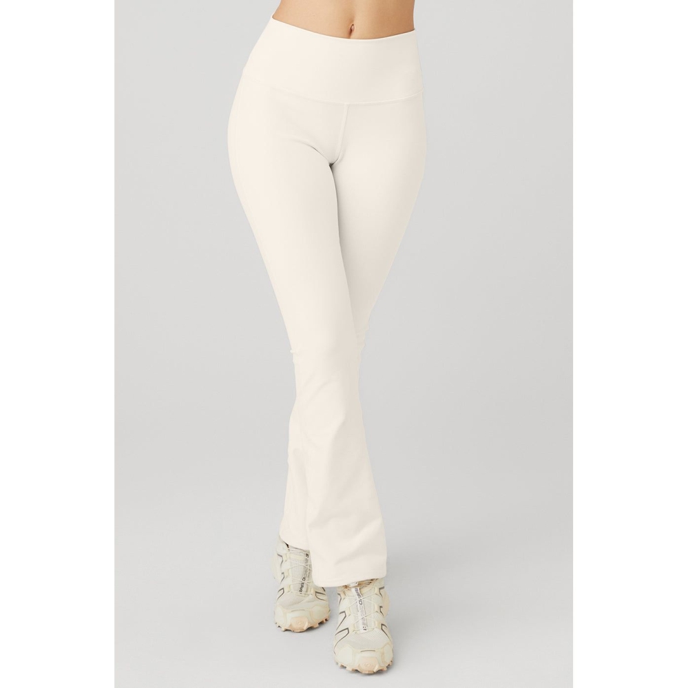 Leggins Alo Yoga Airbrush High-Cintura Bootcut Mujer Blancos | MX-20QWDZ