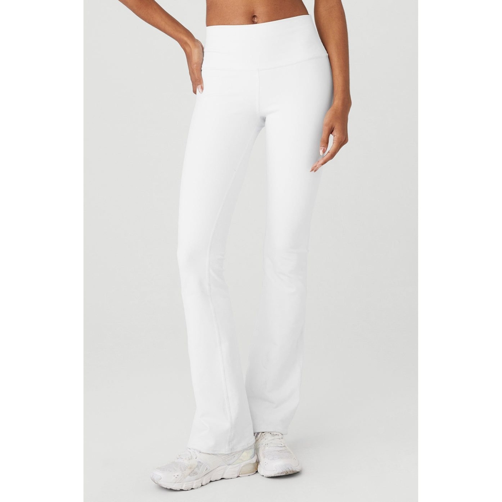 Leggins Alo Yoga Airbrush High-Cintura Bootcut Mujer Blancos | MX-51RINE