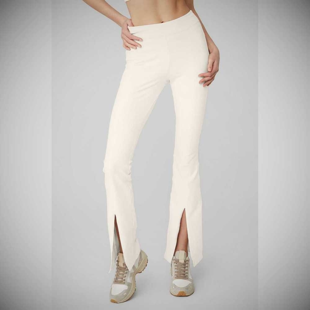 Leggins Alo Yoga Airbrush High-Cintura Flutter Mujer Blancos | MX-18YCBN