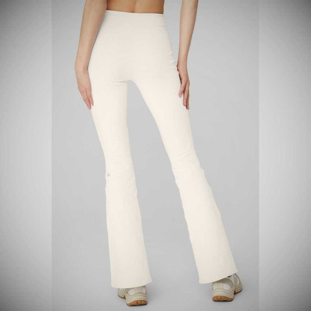 Leggins Alo Yoga Airbrush High-Cintura Flutter Mujer Blancos | MX-18YCBN