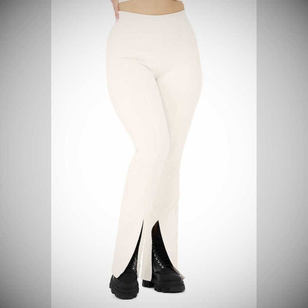 Leggins Alo Yoga Airbrush High-Cintura Flutter Mujer Blancos | MX-18YCBN