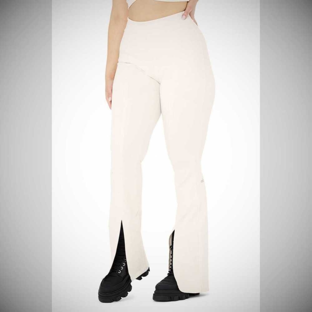 Leggins Alo Yoga Airbrush High-Cintura Flutter Mujer Blancos | MX-18YCBN