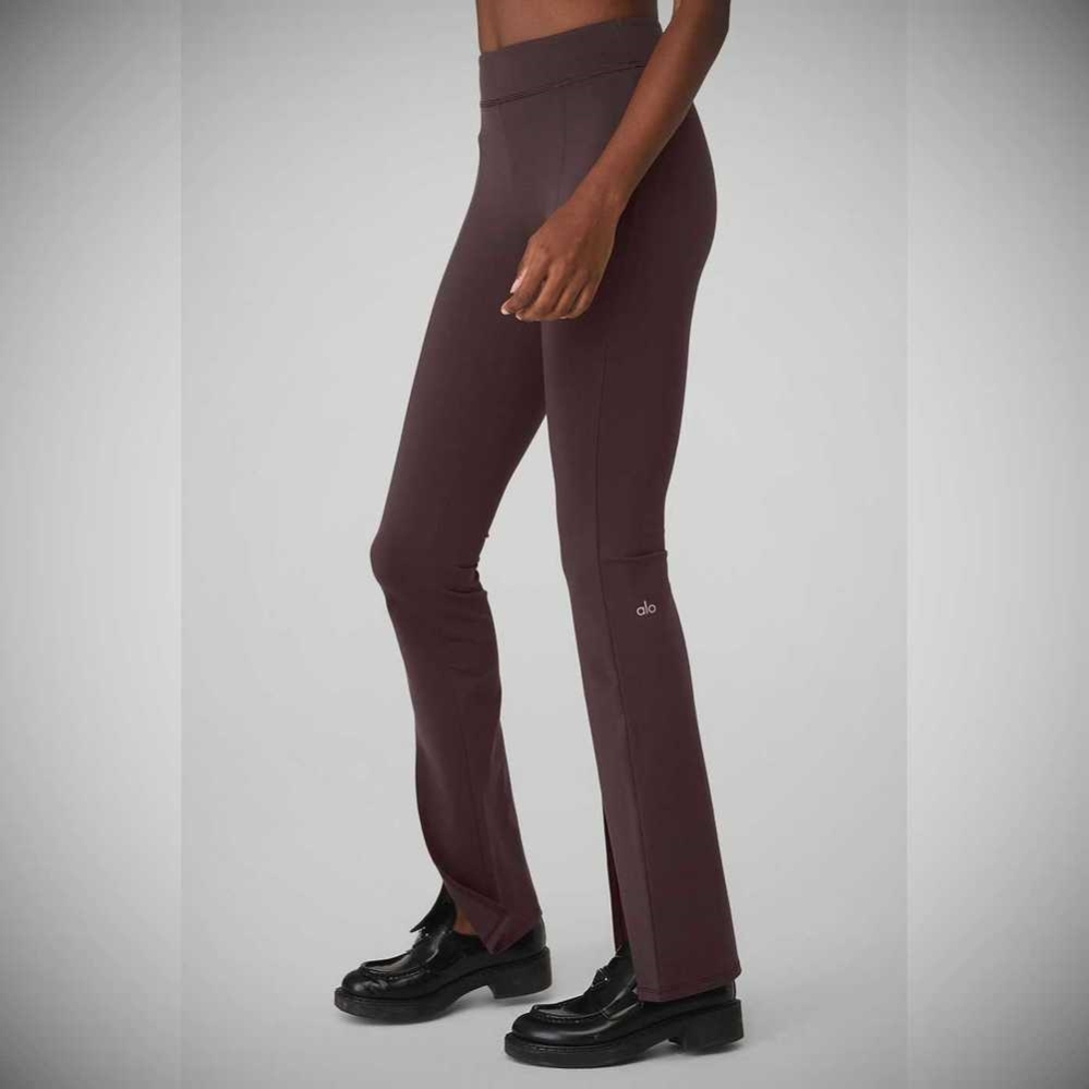 Leggins Alo Yoga Airbrush High-Cintura Flutter Mujer Morados Grises | MX-56HIDP