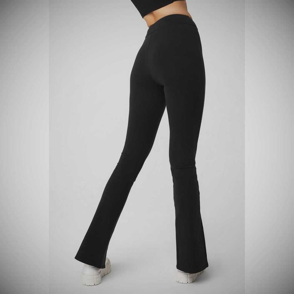 Leggins Alo Yoga Airbrush High-Cintura Flutter Mujer Negros | MX-96IMFP