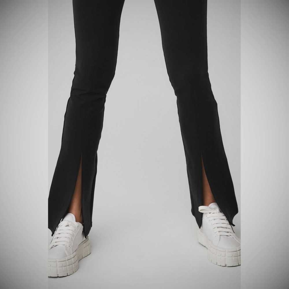 Leggins Alo Yoga Airbrush High-Cintura Flutter Mujer Negros | MX-96IMFP