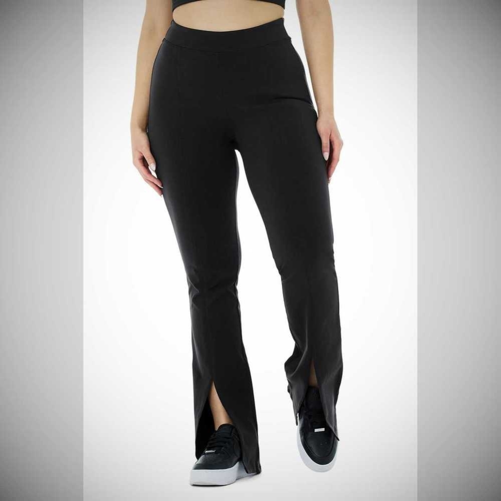 Leggins Alo Yoga Airbrush High-Cintura Flutter Mujer Negros | MX-96IMFP