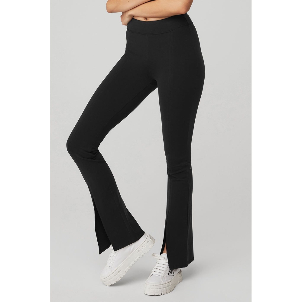 Leggins Alo Yoga Airbrush High-Cintura Flutter Mujer Negros | MX-96IMFP